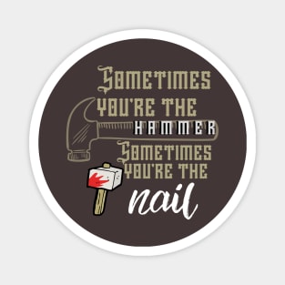 Hammer And Nail Magnet